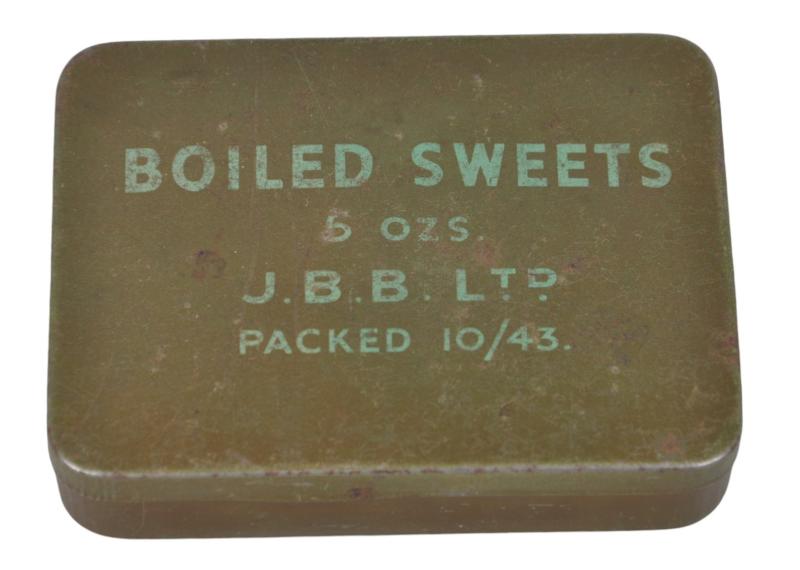 WW2 British Boiled Sweets Ration Tin - 10/43