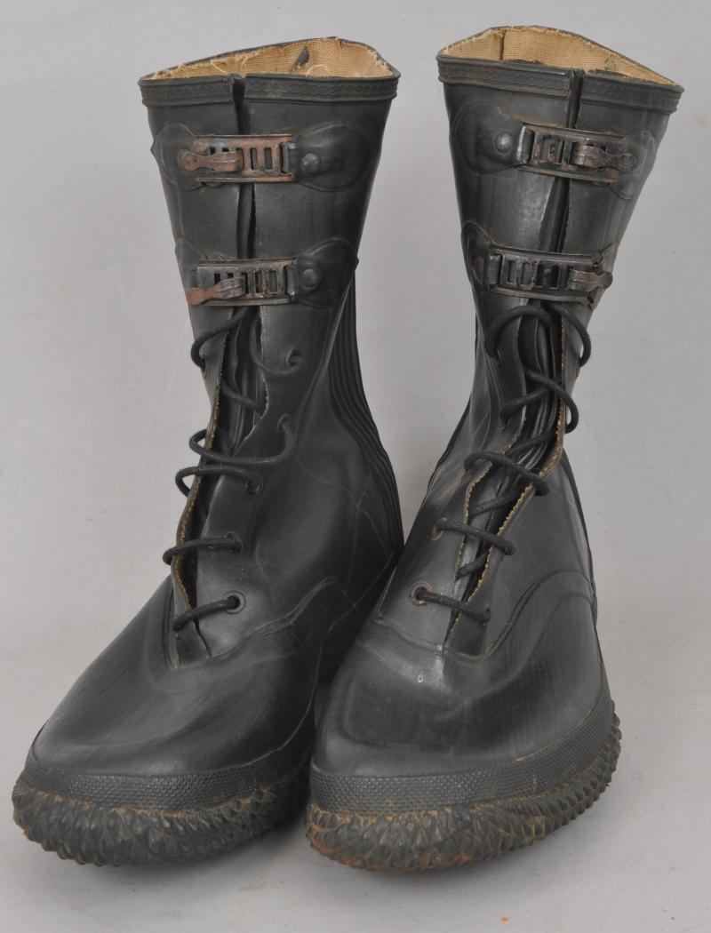 WW2 Canadian Cold Weather Rubber Boots 1944