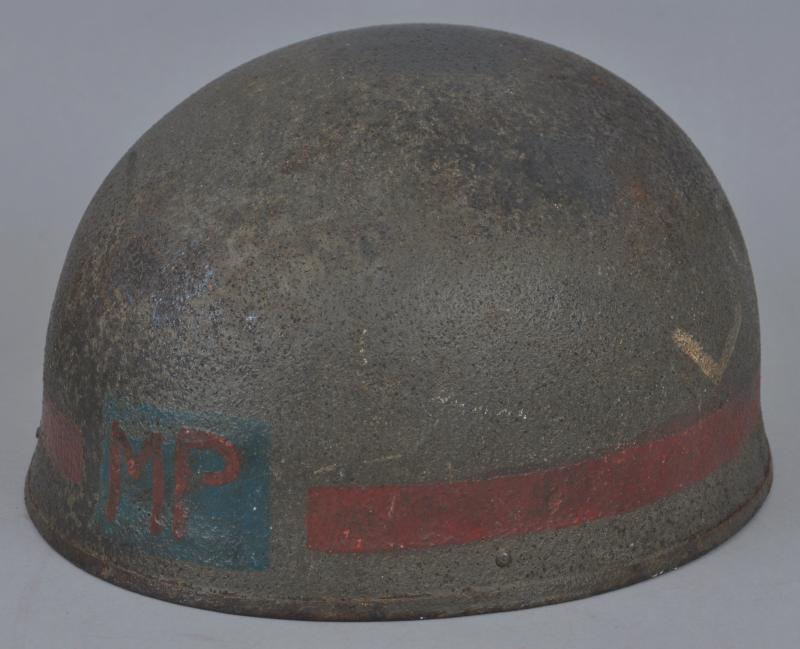 WW2 British Military Police Marked Despatch Riders Helmet