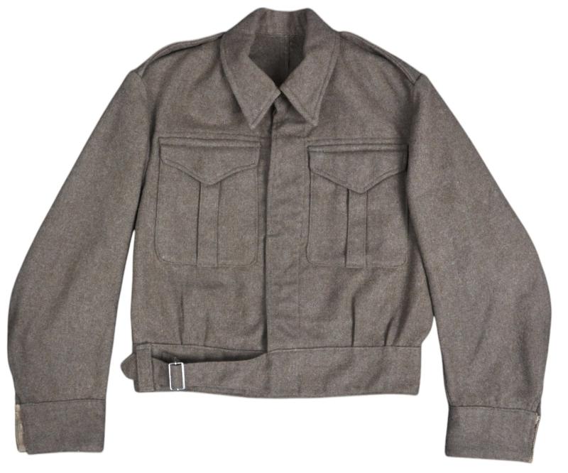 WW2 British '37 Pattern Battledress Blouse With Unlined Collar - 1940 Date