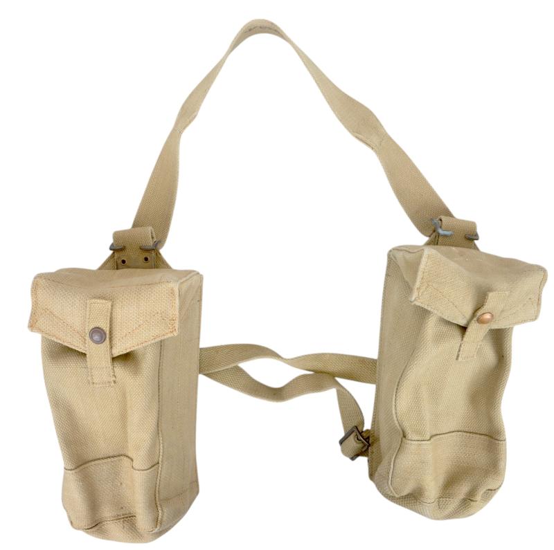 ***Classic B.E.F*** WW2 British Utility Pouches - Rare 1938 Matching Dates
