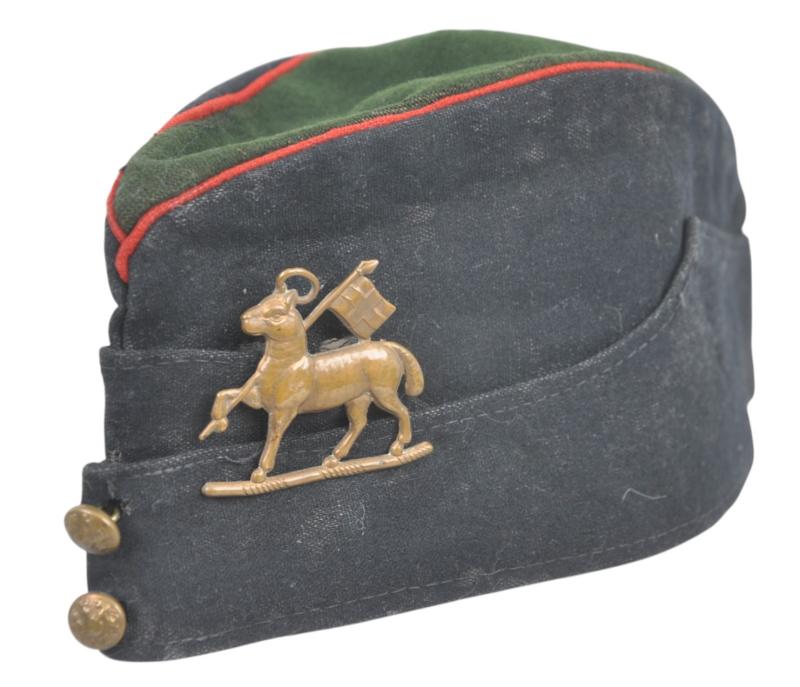 WW2 Queens Regiment Coloured Forage Cap