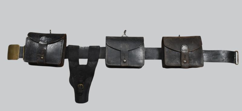 WW1 French Early War Belt Equipment Set.