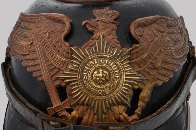 WW1 German Prussian Guard /Landsgendarmerie Pickelhaube