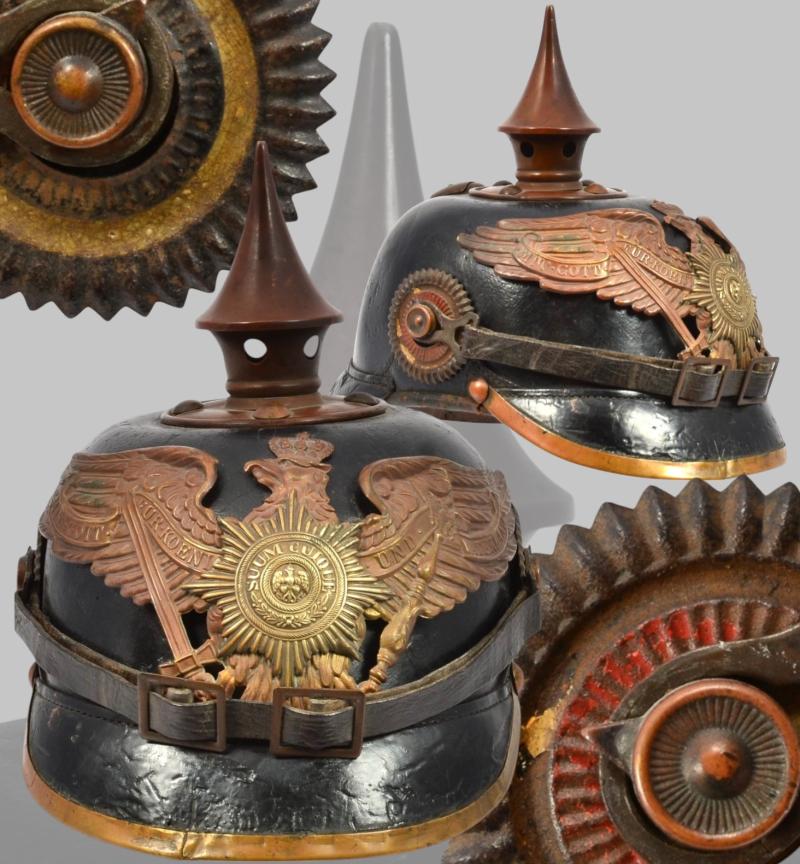 WW1 German Prussian Guard /Landsgendarmerie Pickelhaube