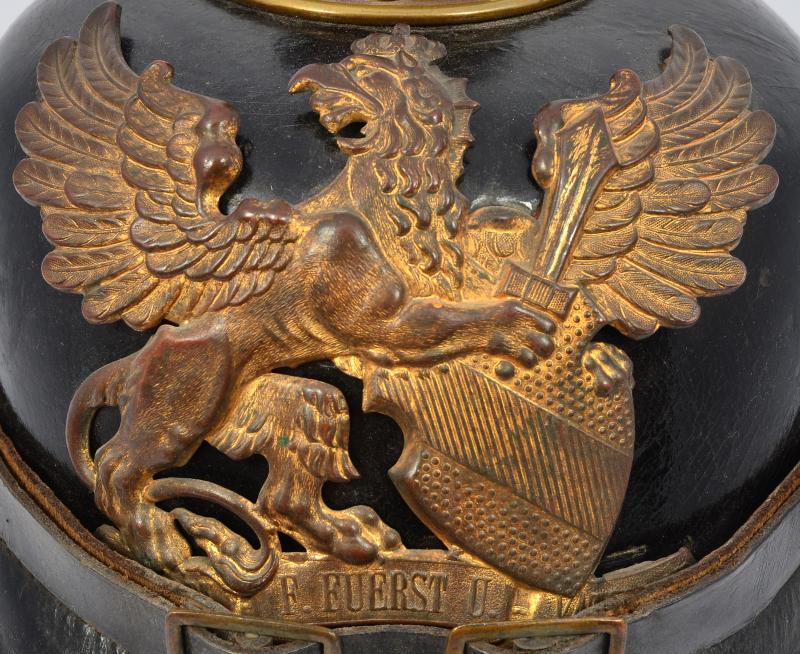 WW1 German Baden M1895 Mans Pickelhaube