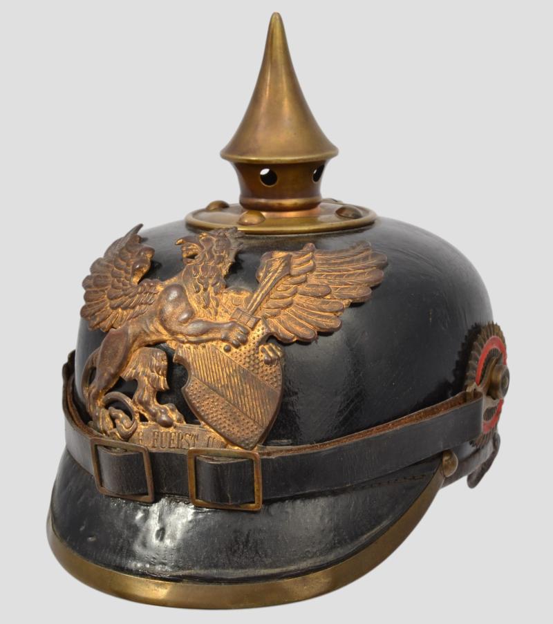 WW1 German Baden M1895 Mans Pickelhaube