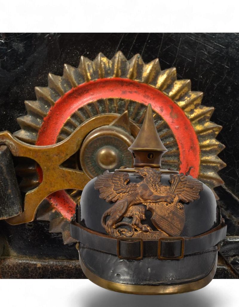 WW1 German Baden M1895 Mans Pickelhaube
