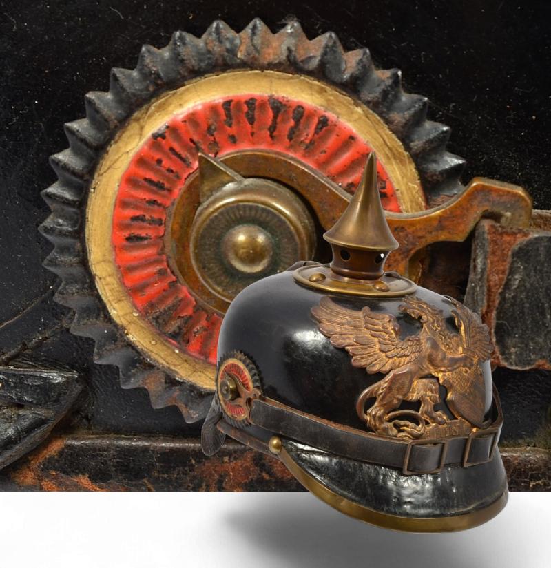 WW1 German Baden M1895 Mans Pickelhaube