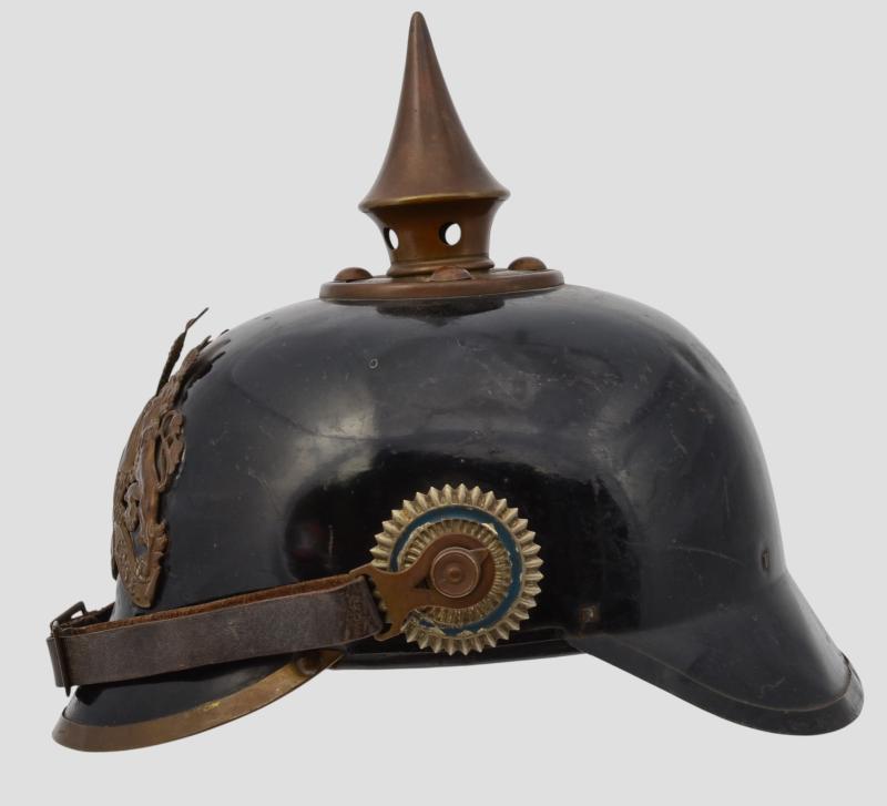 WW1 German Ersatz Tin Pickelhaube Of Bavaria By Bing of Nuremberg