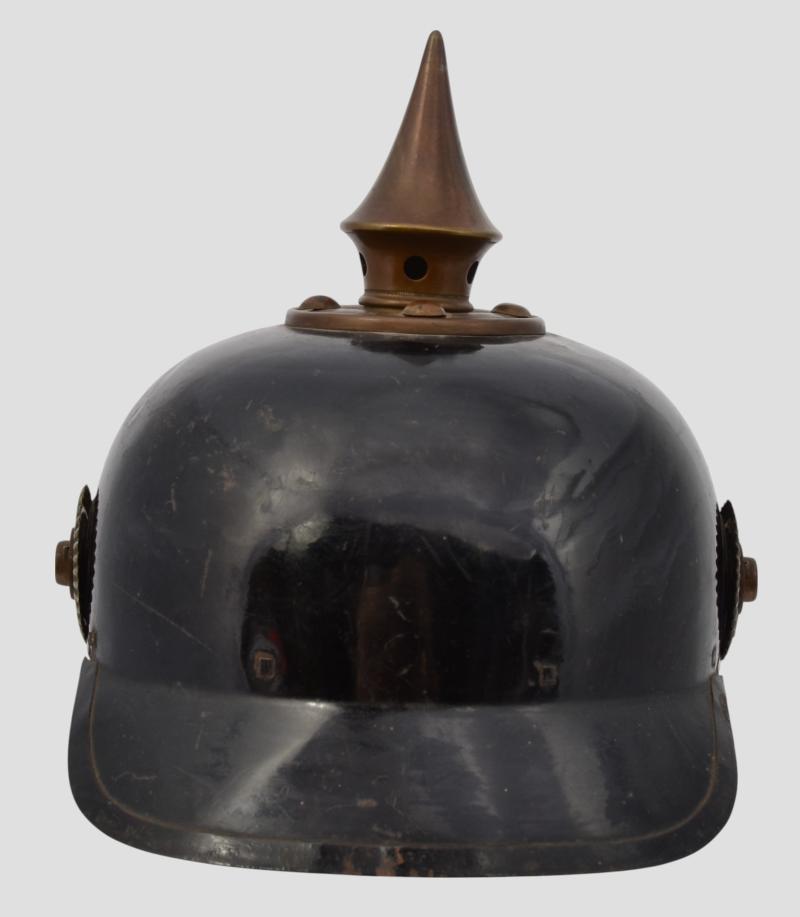 WW1 German Ersatz Tin Pickelhaube Of Bavaria By Bing of Nuremberg