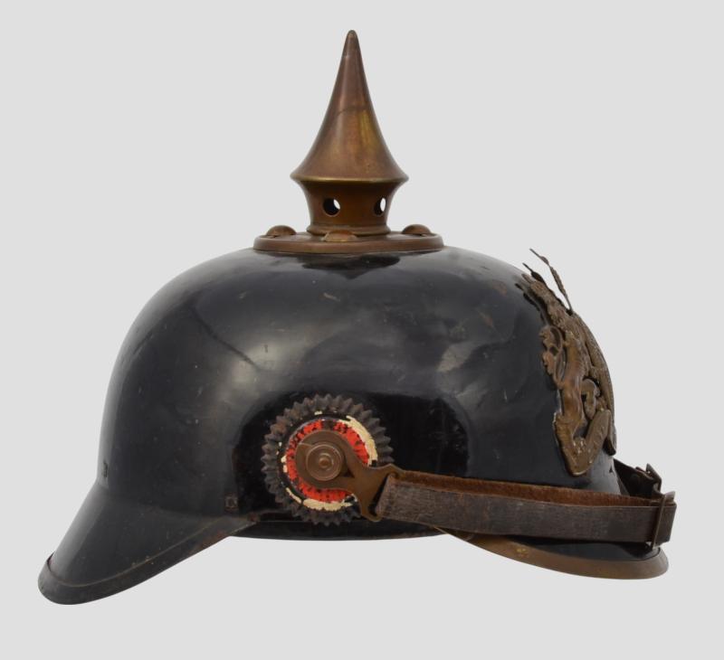 WW1 German Ersatz Tin Pickelhaube Of Bavaria By Bing of Nuremberg