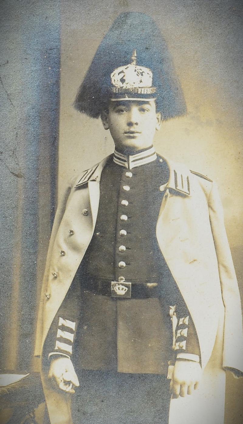 WW1 German Soldiers Hesse Lieb-Garde 115 Memorial Picture and Decorated Frame