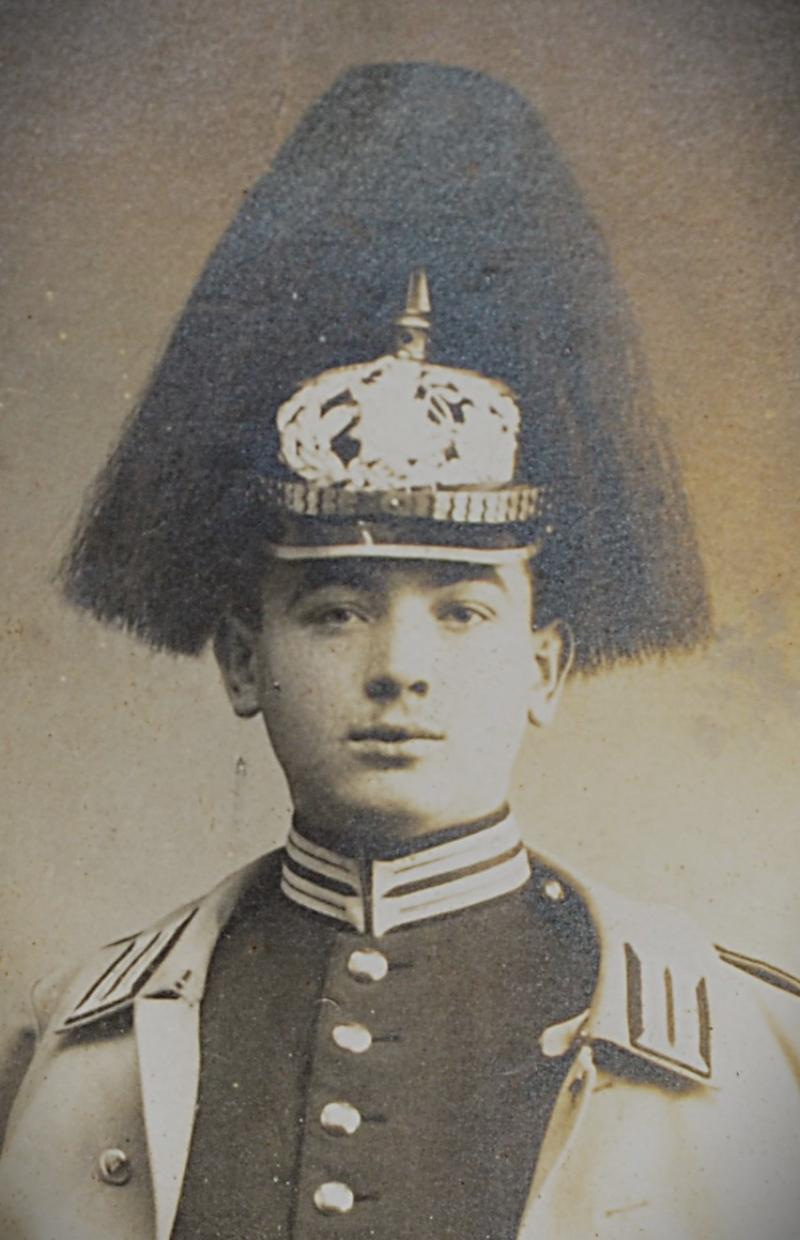 WW1 German Soldiers Hesse Lieb-Garde 115 Memorial Picture and Decorated Frame