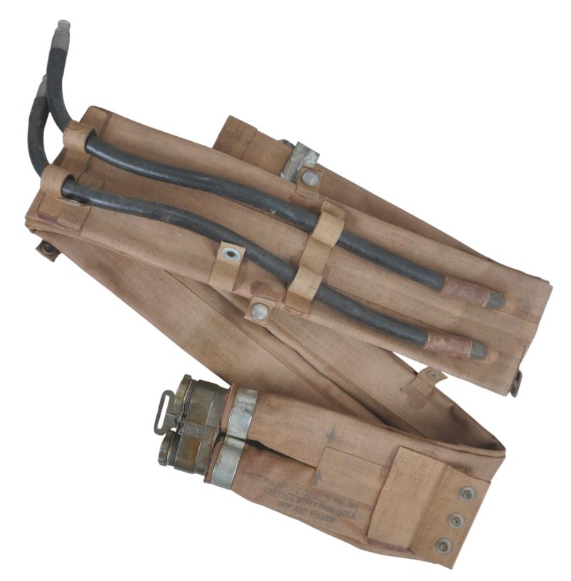 WW2 USN D-Day Lifebelt With Three Snaps Dated July 1943