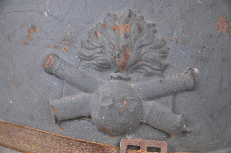 WW1 French Artillery M15 Adrian Helmet