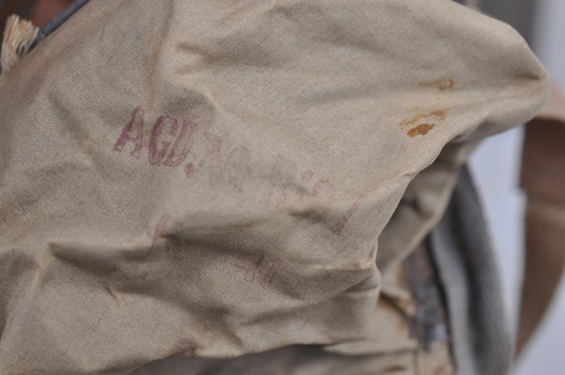 WW1 German Gummi Mask & Canister with Original Carrying & Short Strap 1916