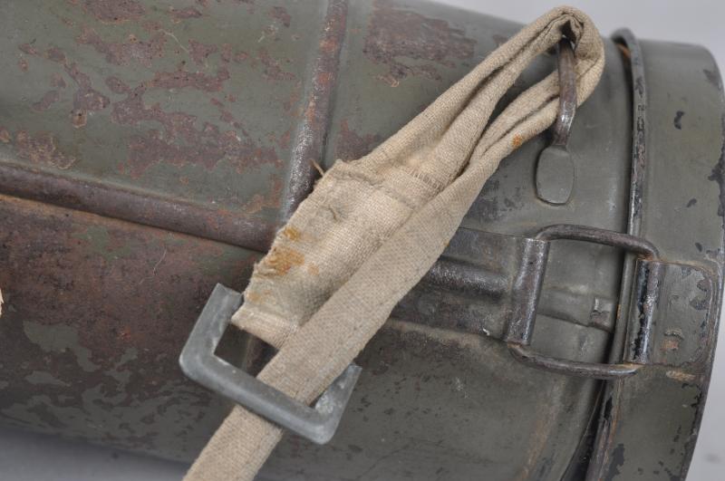 WW1 German Gummi Mask & Canister with Original Carrying & Short Strap 1916