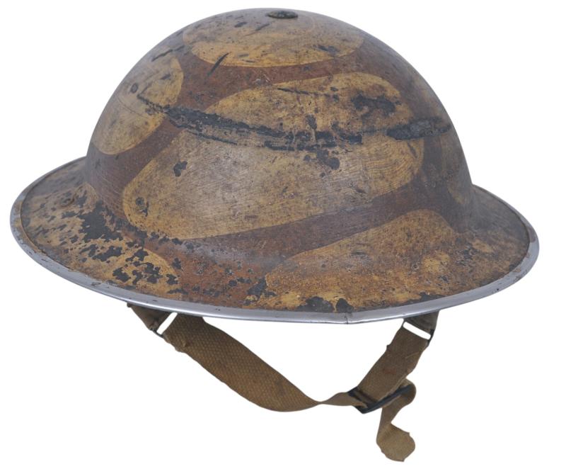 WW2 British Malta Camouflage Helmet 1939