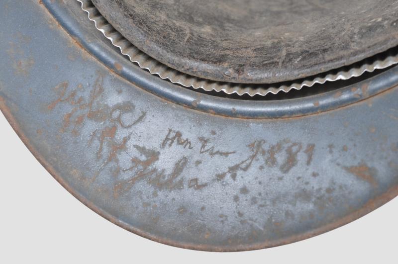 WW1 French Infantry M15 Adrian Helmet