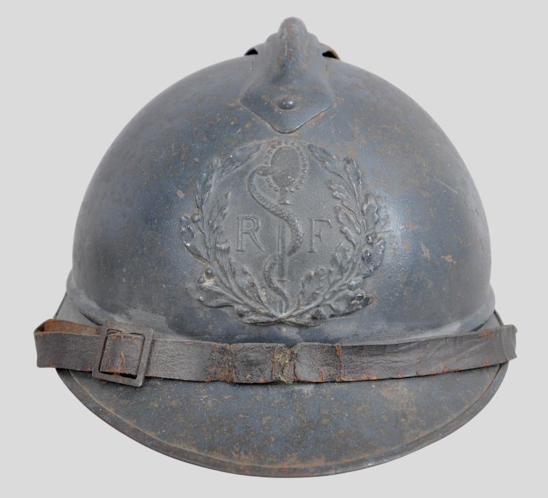 WW1 French Medical Troops Adrian Helmet