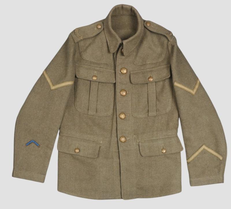 WW1 British '02 Pattern Service Tunic - Border Regiment With Identified Wearer
