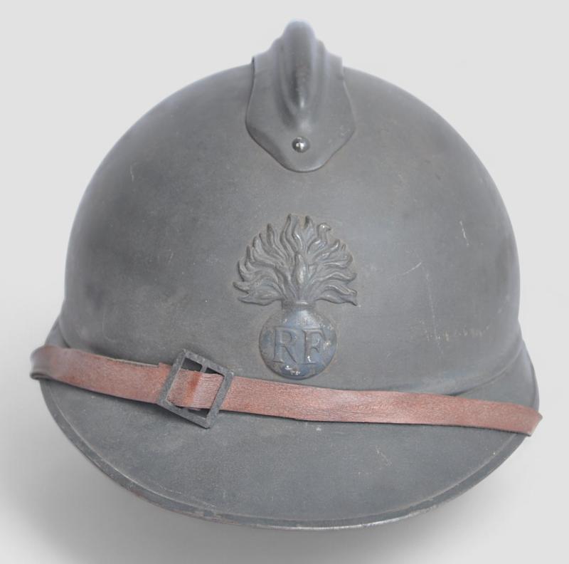 WW1 French Infantry M15 Adrian Helmet - Early Issue