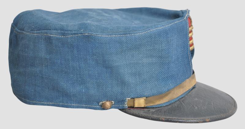 WW1 French 74th Infantry Regiment , Battalion Commanders Kepi & Cover