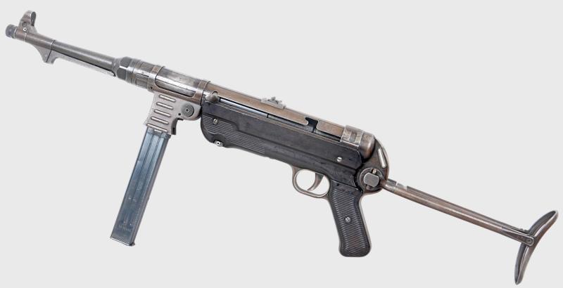 Deactivated WW2 German MP40 Sub Machine Gun