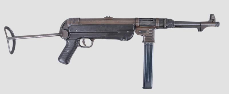 Deactivated WW2 German MP40 Sub Machine Gun