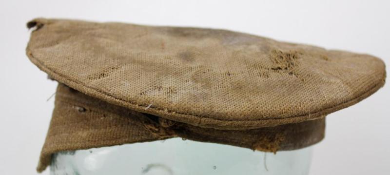 WW1 British 'Roof Found' Trench Cap From Amiens Area Of France