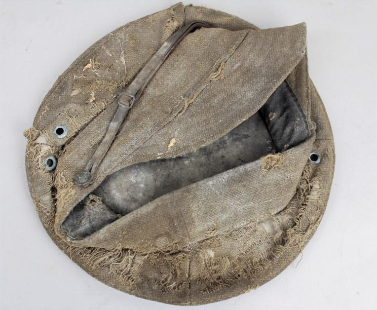 WW1 British 'Roof Found' Trench Cap From Amiens Area Of France