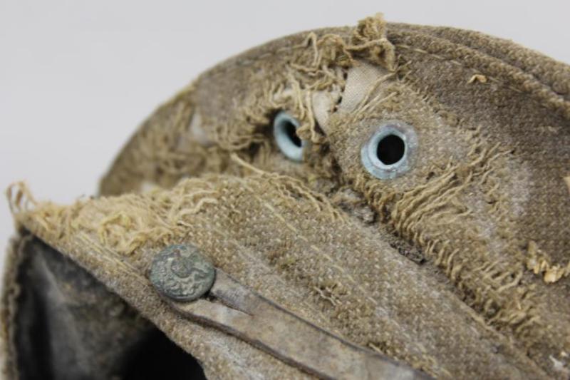WW1 British 'Roof Found' Trench Cap From Amiens Area Of France