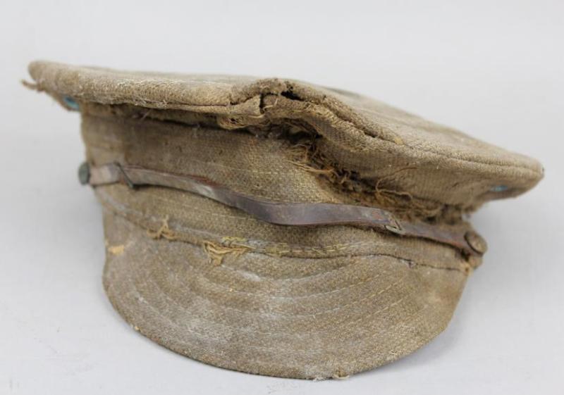 WW1 British 'Roof Found' Trench Cap From Amiens Area Of France