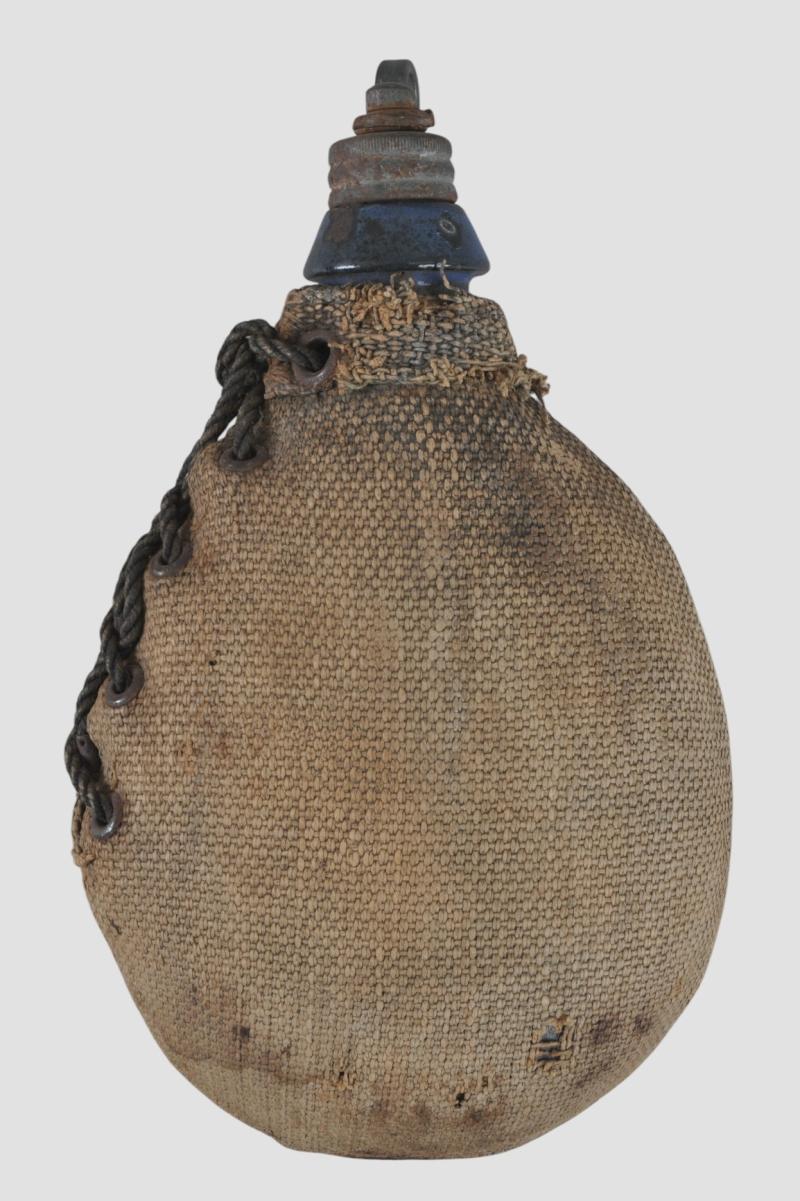 WW1 German 'Ersatz' Water Bottle In Nettlecloth