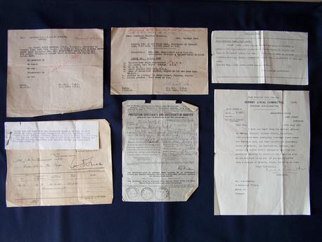 WW1 British RAMC Soldier Document Group