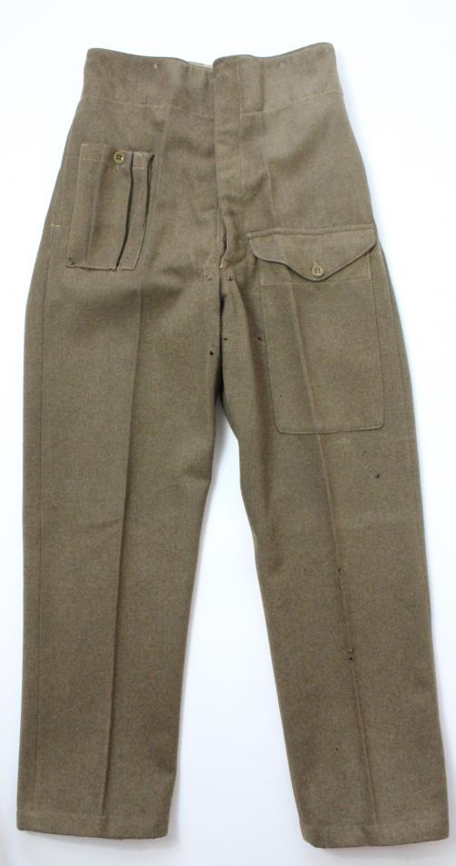 WW2 British 1940 Pattern Labelled Battledress Trousers 1945 