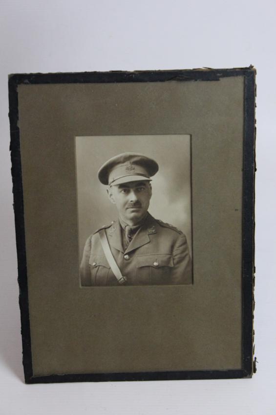 WW1 British Officer of The Green Howards Portrait Photograph 