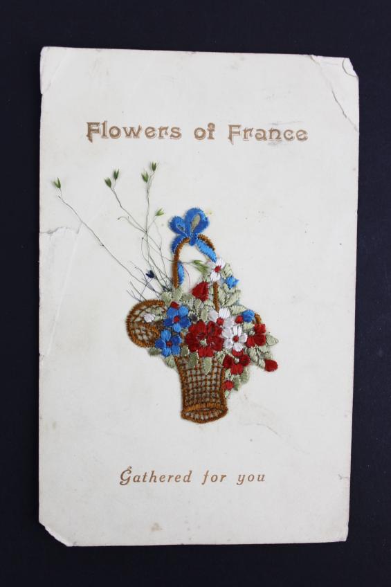 WW1 British Postcard Home ' Flowers Of France ' 