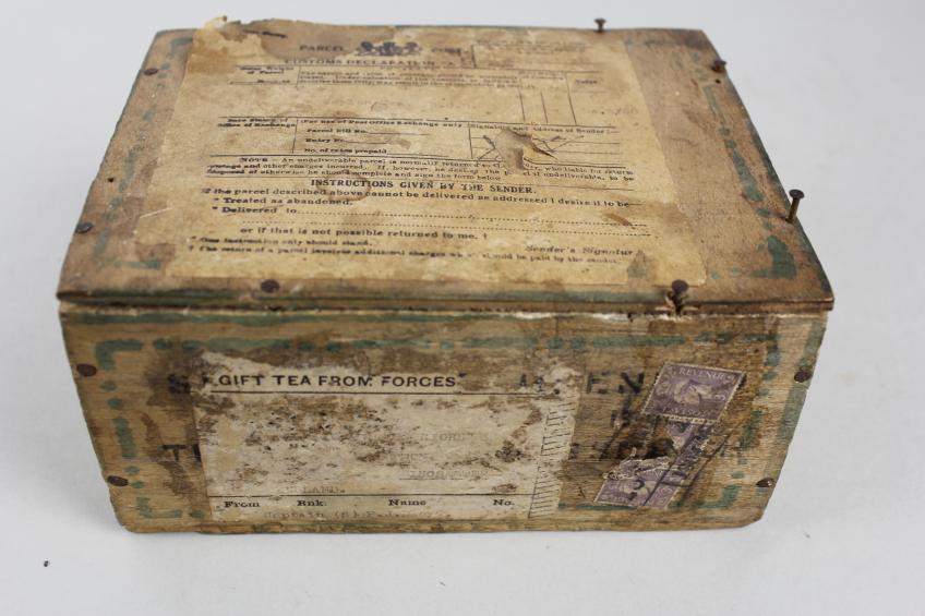 WW2 British Officer Post Home Parcel  Of 'Gift Tea'